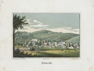 Liebwerda gezien vanuit Friedrichsruh